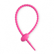Componenti colorati fascetta in silicone rosa scuro