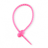 Componenti colorati fascetta in silicone rosa neon