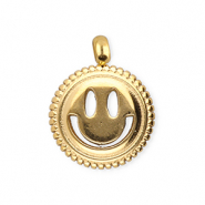 BY31® Ciondoli in acciaio inossidabile smiley oro