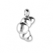 BY31® Ciondoli in acciaio inossidabile croissant argento