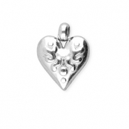 BY31® Ciondoli in acciaio inossidabile cuore oro