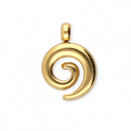 BY31® Ciondoli in acciaio inossidabile spirale oro