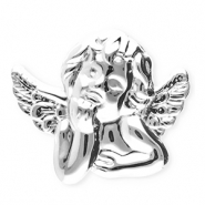Broches accattivanti in acciaio inossidabile angelo argento