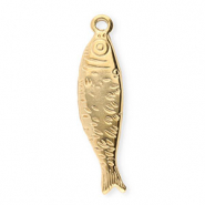 Ciondoli in acciaio inossidabile pesce oro
