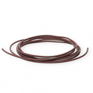 Pelle DQ 1mm tubolare marrone