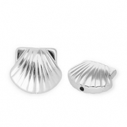 Perline in acrilico conchiglia argento