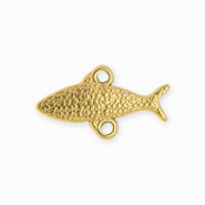 BY31® Componenti in acciaio inossidabile distanziatore pesce con 2 anellini oro