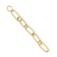 BY31&reg; Ciondoli con catena a rol&ograve; anchor in acciaio inossidabile oro