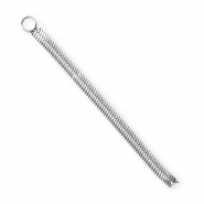 BY31&reg; Ciondoli con catena a serpente in acciaio inossidabile argento