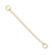 BY31&reg; Ciondoli / distanziatori catena a rol&ograve; anchor in acciaio inossidabile oro