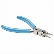 Beadsmith pinza per creare anellini blu-argento