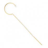 BY31&reg; Componenti in acciaio inossidabile orecchini con anellino oro