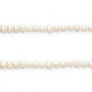 Perle di acqua dolce imperfette rotonde 7-8mm bianco naturale