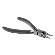 Beadsmith pinza per creare anellini grigio-argento