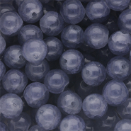 Perline di vetro 8mm blu denim