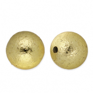 Perline in acrilico 16 mm tonda oro