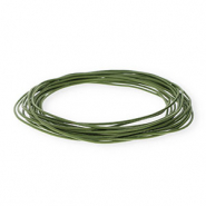 Pelle 1,5mm tubolare verde