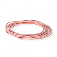 Pelle 2mm tubolare rosa chiaro