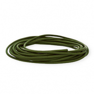 Pelle 3mm tubolare verde