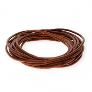 Pelle 3mm tubolare marrone