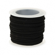 Similpelle scamosciata piatta 3 mm nero