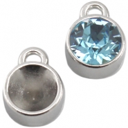 Castone per chaton DQ SS39 con 1 anellino argento