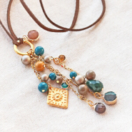 Set di ispirazione Inizia a creare collane e orecchini in stile bohémien con perline di vetro