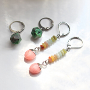 Set di ispirazione Come creare gli orecchini più belli con i nostri speciali pendenti in pietra naturale