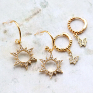 Set di ispirazione Idee di bigiotteria con ciondoli e distanziatori con zirconia