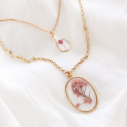 Set di ispirazione Idee per gioielli con fiori secchi