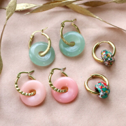 Set di ispirazione Lasciati ispirare e realizza meravigliosi gioielli con pendenti e perline in pietra naturale    