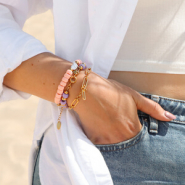 Set di ispirazione Creare gioielli di tendenza con le perline in acrilico rondelle