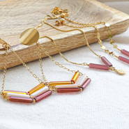 Set di ispirazione Idee creative per gioielli eleganti con le perline di vetro cilindriche