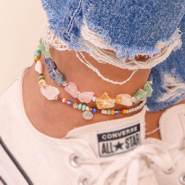 Set di ispirazione Idee creative per gioielli con perline in pietra naturale grezza