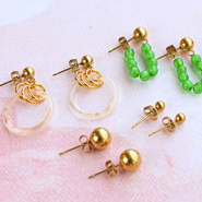 Set di ispirazione Crea orecchini di tendenza in acciaio inossidabile