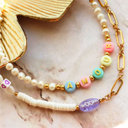 Set di ispirazione Mettiti all’opera con le perline alfabeto in acrilico