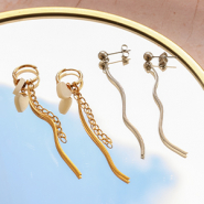 Novità Componenti per orecchini in acciaio inossidabile