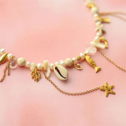 Set di ispirazione Crea collane e braccialetti estivi con ciondoli in metallo DQ