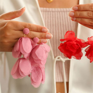 Novità Acquista! Orecchini alla moda con fiori e fiocchi