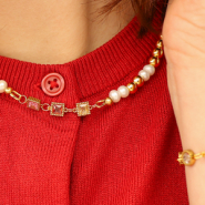 Set di ispirazione Crea gioielli unici con ciondoli e distanziatori in acciaio inox con zirconi