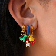 Novità Wow! Ciondoli in metallo con smalto