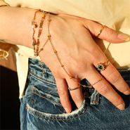 Novità Bracciale baciamano in acciaio inox