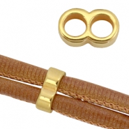 Componenti di metallo DQ separatore per cordoncino 5mm oro (privo di nichel)