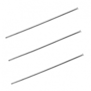 Chiodini a testa piatta in acciaio inossidabile 35 mm argento (acciaio inossidabile)