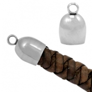 Terminale in acciaio inossidabile &Oslash;6 mm argento (acciaio inossidabile)