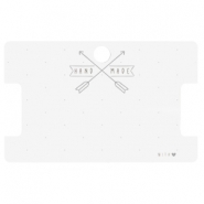 Espositori bigiotteria in cartoncino 'handmade' biancastro