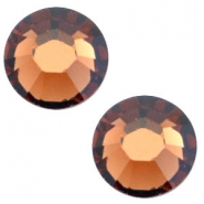 Swarovski Elements SS20 a fondo piatto (4,7 mm) Smoked topaz