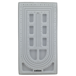 Beadalon tavoletta per infilare gioielli Grigio