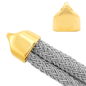 Terminali di metallo DQ (&Oslash;20x10mm) oro (privo di nichel)