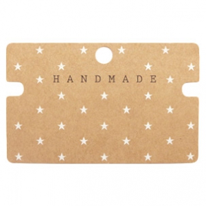 Espositori bigiotteria in cartoncino 'handmade' marrone